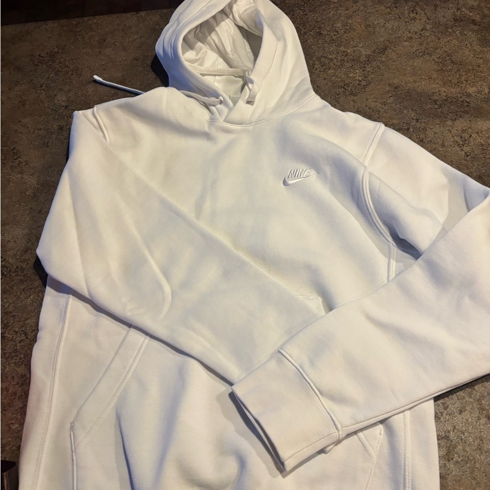 Nike Men's Classic White Hoodie